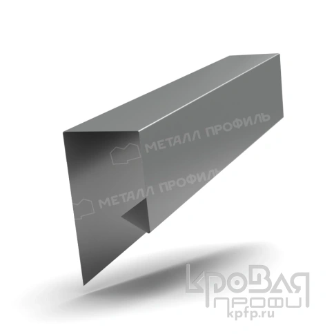 Планка завершающая сложная 30х25х3000 (ПЭ-01-9006-0.5) фото 1