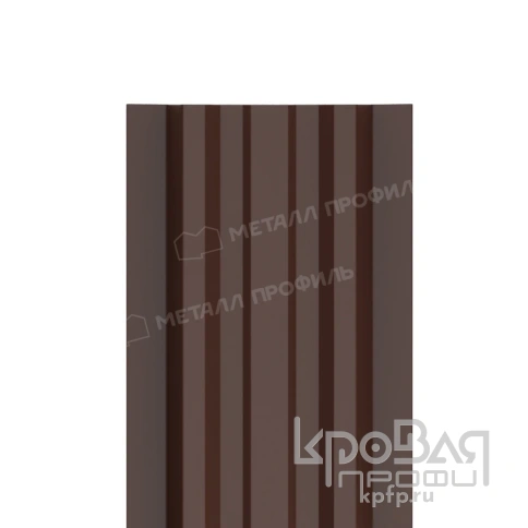 Штакетник металлический МП LАNE-T 16,5х99 (PURMAN-20-8017-0.5) фото 1
