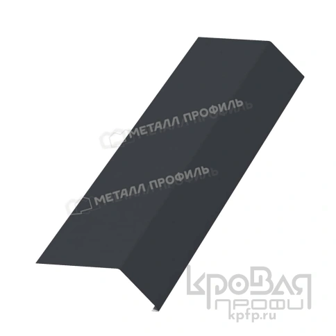 Планка карнизная 100х69х2000 (VALORI-20-Grey-0.5) фото 2