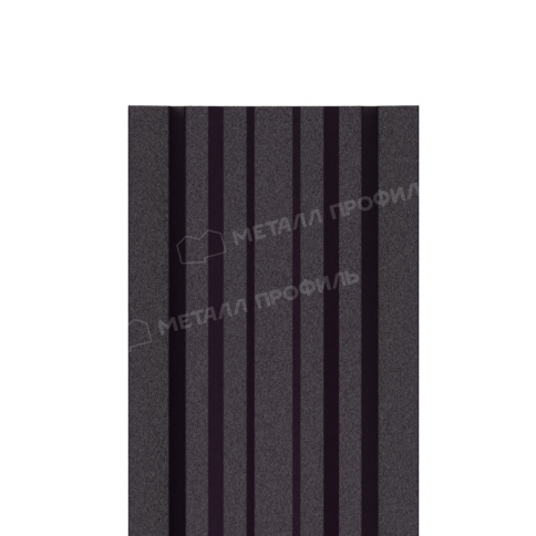 Штакетник металлический МП LАNE-T 16,5х99 (VALORI-20-Violet-0.5) фото 1