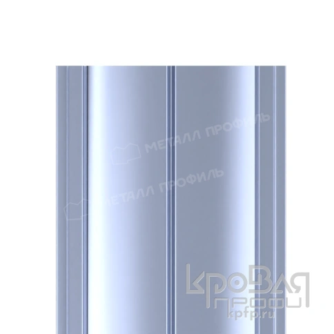 Штакетник металлический МП ELLIPSE-T 19х126 (PURMAN-20-Galmei-0.5) фото 1