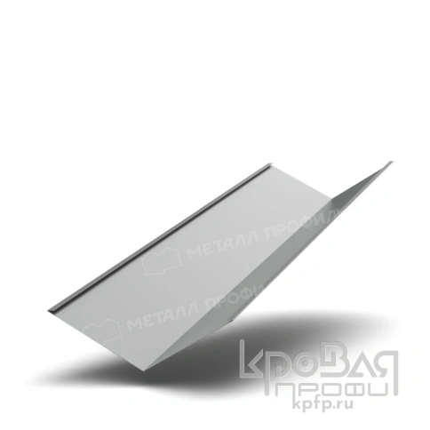 Планка ендовы нижняя 298х298х2000 NormanMP (ПЭ-01-9006-0.5) фото 1