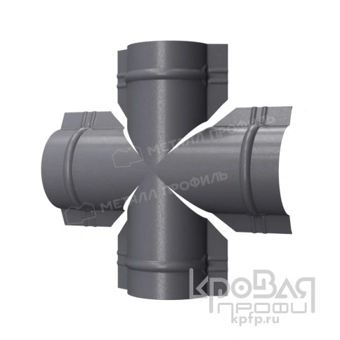 Четверник для круглого конька R110 (VALORI-20-Grey-0.5) фото 1