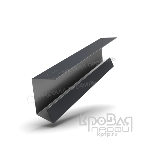 Планка начальная Woodstock 12х15х3000 NormanMP (ПЭ-01-7024-0.5) фото 1