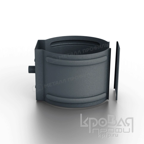 Держатель трубы D100 (на кирпич) Foramina Freeze (FRZ_D-01-Grey\Grey-0.6) фото 7