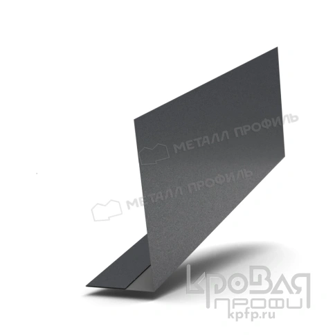 Планка карнизного свеса 250х50х3000 (PureTech_Mat-20-7024-0.5) фото 1