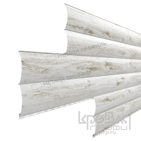 Сайдинг Woodstock-28х330 (ECOSTEEL_MA-01-Беленый Дуб-0.5) фото 1