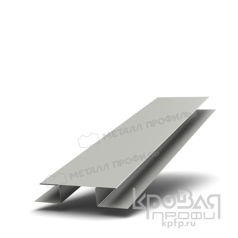 Планка стыковочная сложная 75х3000 (ПЭ-01-9010-0.45) фото 1