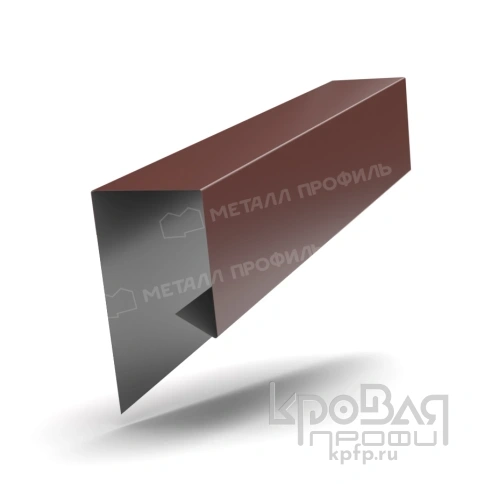 Планка завершающая сложная 30х25х3000 (PURMAN-20-RR32-0.5) фото 1