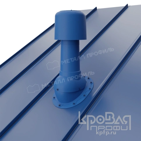 Выход вентиляции изолированный MAXI 125/160 Плоская кровля (синий) фото 2