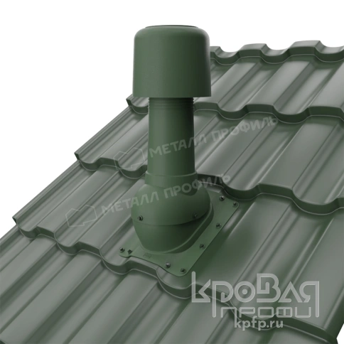 Выход вентиляции изолированный MAXI 125/160 Монтекристо (зеленый) фото 2