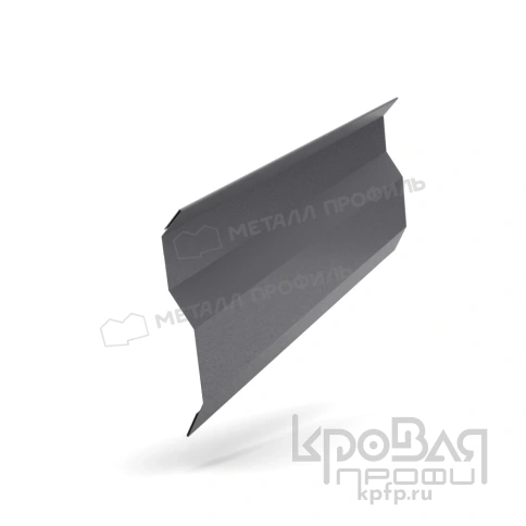 Планка примыкания в накладку 77х2000 (VALORI-20-Grey-0.5) фото 1