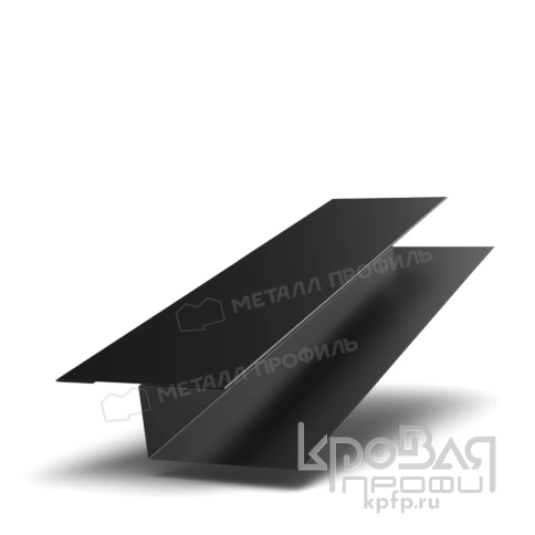 Планка стыковочная универсальная 50х18х3000 (PURMAN-20-9005-0.5) фото 1