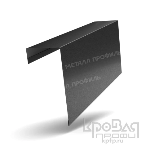 Планка торцевая фасадная FASTCLICK 139х65х3000 (VikingMP E-20-9005-0.5) фото 1