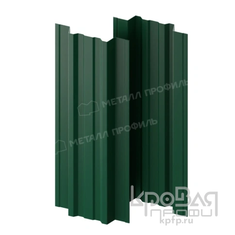 Штакетник металлический МП TRAPEZE-T 16,5х118 (ПЭД-01-6005\6005-0.45) фото 2