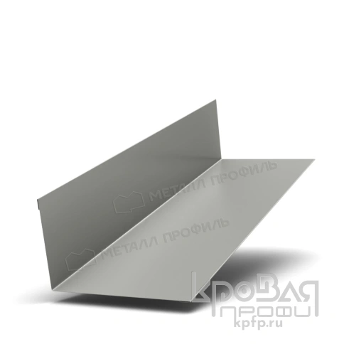 Планка примыкания верхняя 250х147х2000 (ПЭ-01-9002-0.5) фото 1