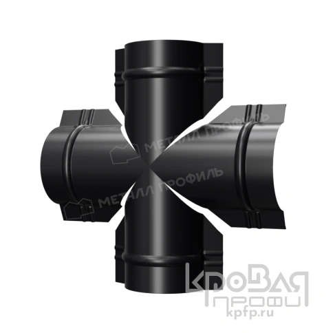 Четверник для круглого конька R110 (PURMAN-20-9005-0.5) фото 1