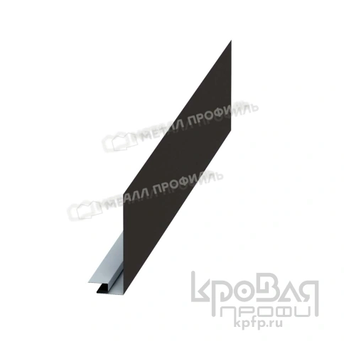 Планка карнизного свеса сложная 250х50х2000 (VALORI-20-Violet-0.5) фото 1