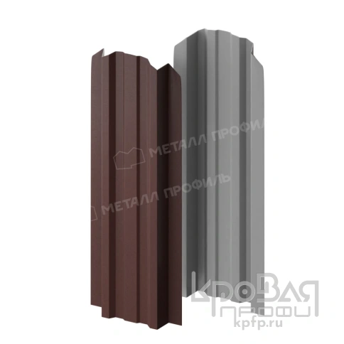 Штакетник металлический МП LАNE-O 16,5х99 (VikingMP E-20-RR32-0.5) фото 2