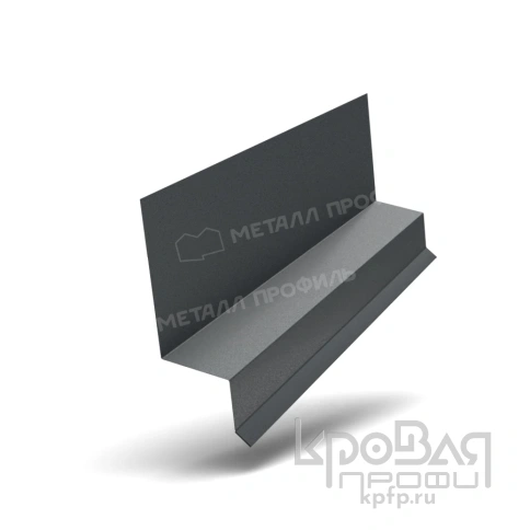 Планка отлива верхнего FASTCLICK 35х25х3000 (VikingMP E-20-7016-0.5) фото 1