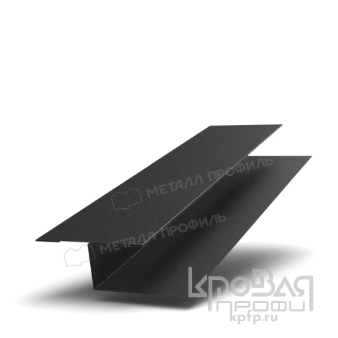 Планка стыковочная универсальная 50х18х3000 (VikingMP E-20-9005-0.5) фото 1