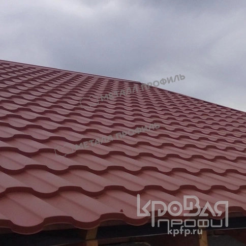 Металлочерепица МП Монтекристо-S (VALORI-20-Violet-0.5) фото 7