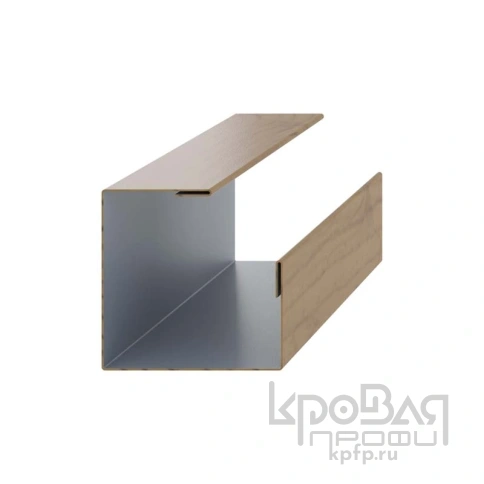 Планка угла внутреннего сборная нижняя Woodstock 50х30х3000 (ECOSTEEL-01-Сосна-0.5) фото 1