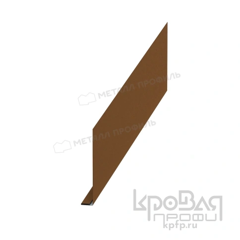 Планка карнизного свеса 250х50х3000 (PURMAN-20-Argillite-0.5) фото 1