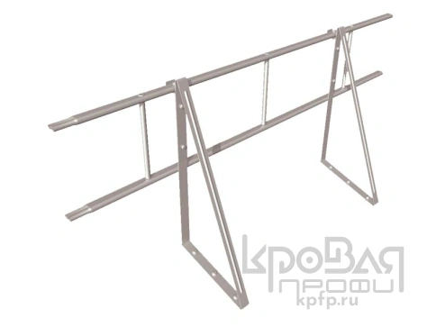 Ограждение кровельное ОК-h600х1860 мм (9003) фото 1