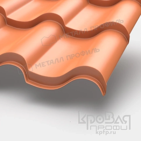 Металлочерепица МП Монтерроса-ML NormanMP (ПЭ-01-8004-0.5) фото 1