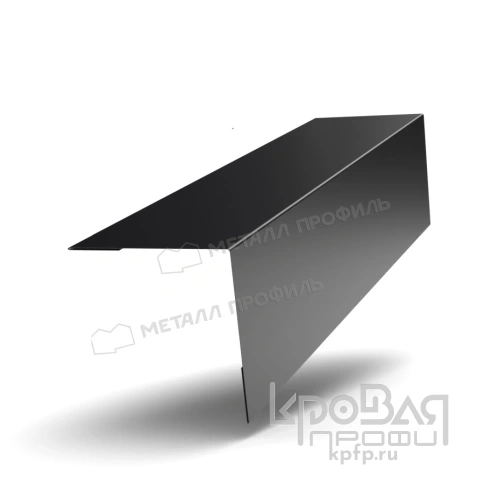 Планка угла наружного 50х50х3000 (PURMAN-20-9005-0.5) фото 1