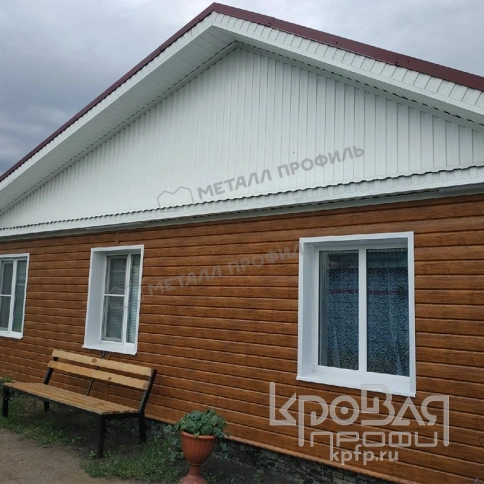 Сайдинг Lбрус-XL-В-14х335 (ECOSTEEL_T-01-ЗолотойДуб-0.5) фото 3