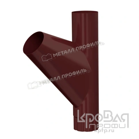 Тройник трубы Foramina PUR D100 (PUR_Д-01-8017\8017-0.5) фото 1