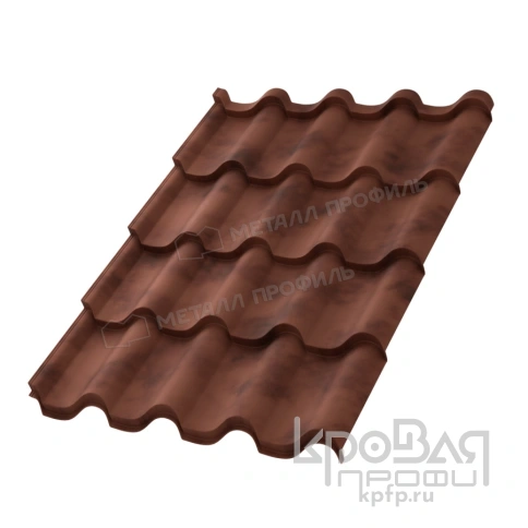 Металлочерепица МП Монтерроса-M (КЛМА-02-Anticato-0.5) фото 2