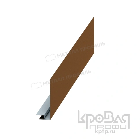 Планка карнизного свеса сложная 250х50х3000 (PURMAN-20-Argillite-0.5) фото 1