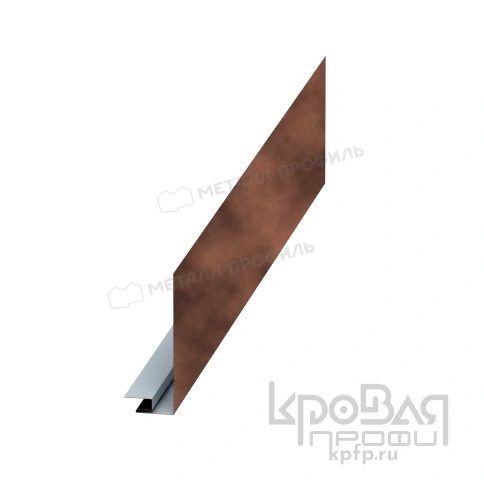 Планка карнизного свеса сложная 185х50х2000 (КЛМА-02-Anticato-0.5) фото 1