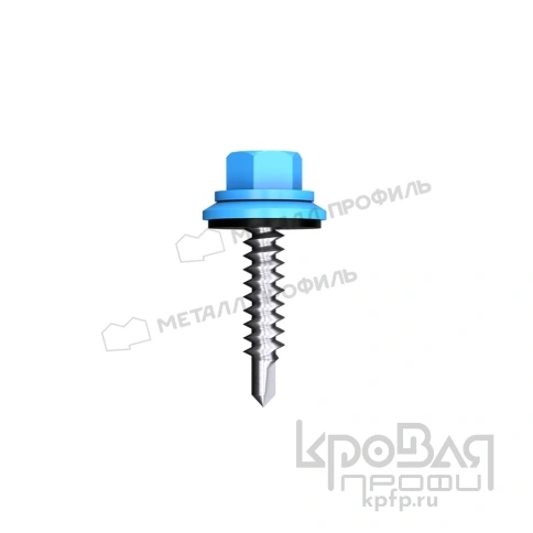 Саморез 4,8х35 ROOFRetail RAL5015 (синее небо) фото 1