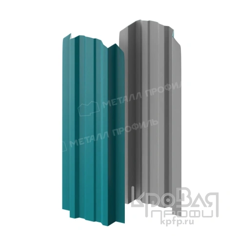 Штакетник металлический МП LАNE-O 16,5х99 (ПЭ-01-5021-0.4) фото 2