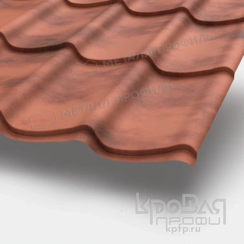 Металлочерепица МП Ламонтерра-XL Cloudy (КЛМА-02-Anticato-0.5) фото 1