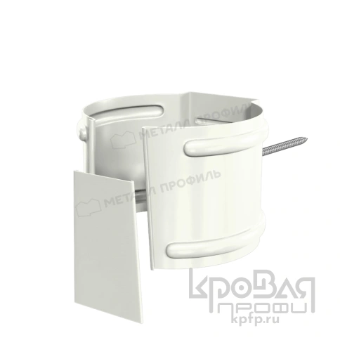 Держатель трубы (на кирпич) МЕТАЛЛ ПРОФИЛЬ Foramina PUR D100 Ral 9010 фото 1