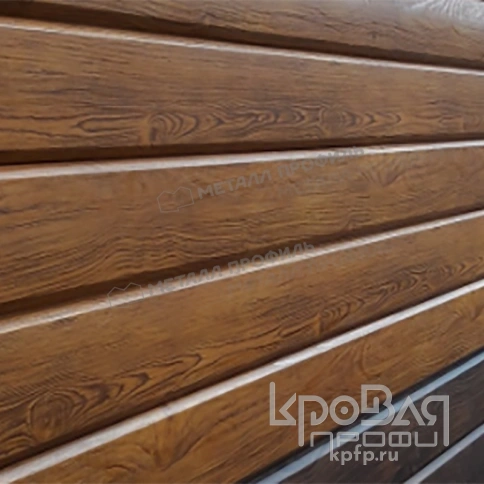 Сайдинг Lбрус-XL-Н-14х335 (ECOSTEEL_MA-01-МореныйДуб-0.5) фото 7