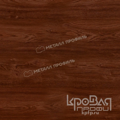 Планка начальная Lбрус-XL 20х50х3000 (ECOSTEEL-01-МореныйДуб-0.5) фото 1