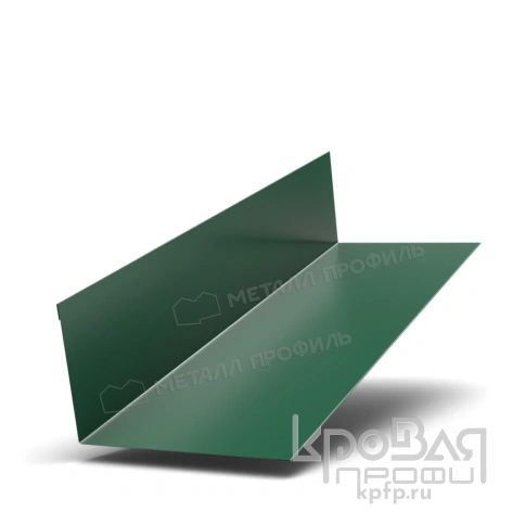 Планка примыкания верхняя 250х147х2000 (ПЭ-01-6005-0.45) фото 1