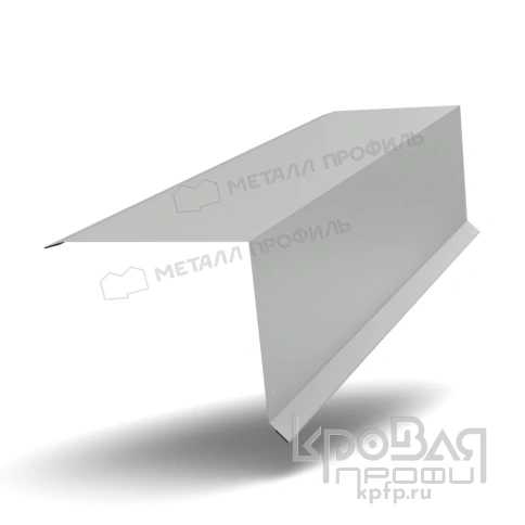 Планка торцевая 135х145х2000 NormanMP (ПЭ-01-9003-0.5) фото 1