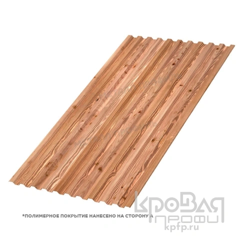 Профилированный лист С-21х1000-A (ECOSTEEL_T-01-Кедр-0,5) фото 1