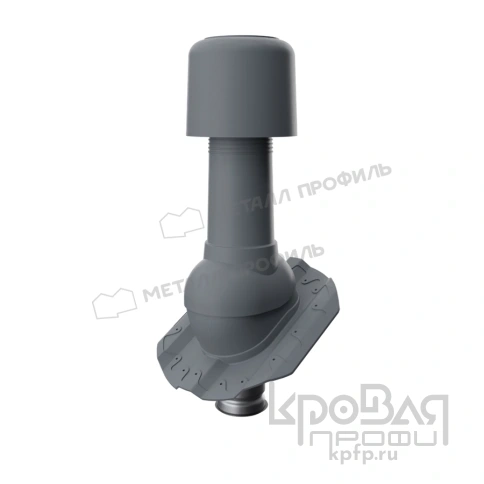 Выход вентиляции изолированный MAXI TURBO 125/160 МП-20 (серый) фото 1