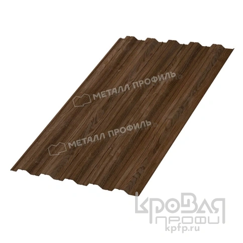 Профилированный лист НС-35х1000-B (ECOSTEEL_MA-01-МореныйДуб-0,5) фото 1
