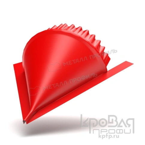 Заглушка конька круглого конусная NormanMP (ПЭ-01-3020-0.5) фото 1