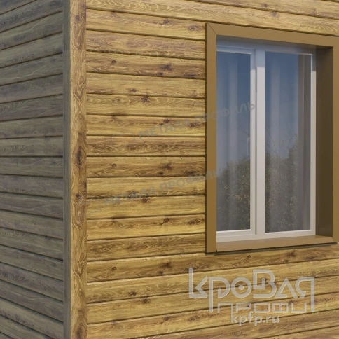Сайдинг МЕТАЛЛ ПРОФИЛЬ Lбрус-15х240 (ECOSTEEL_T-12-Дуб-0.45) фото 6
