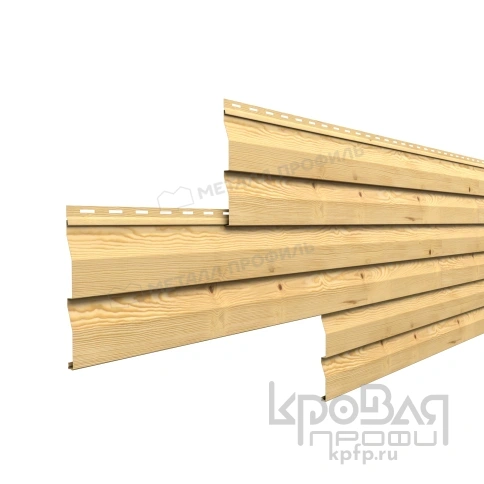 Сайдинг МП СК-14х226 (ECOSTEEL_MA-01-Сосна-0.5) фото 2